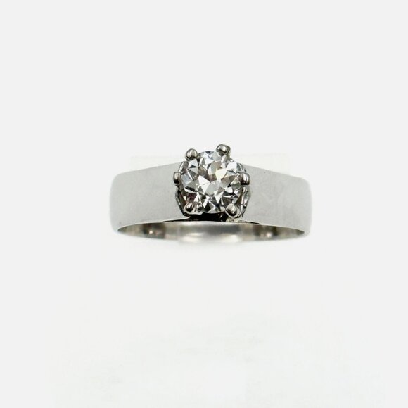 Jewelry - Old European Cut Solitaire Diamond Engagement Ring